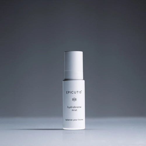 Epicutis Hydrobiome Mist formulated to hydrate and support a healthy skin barrier