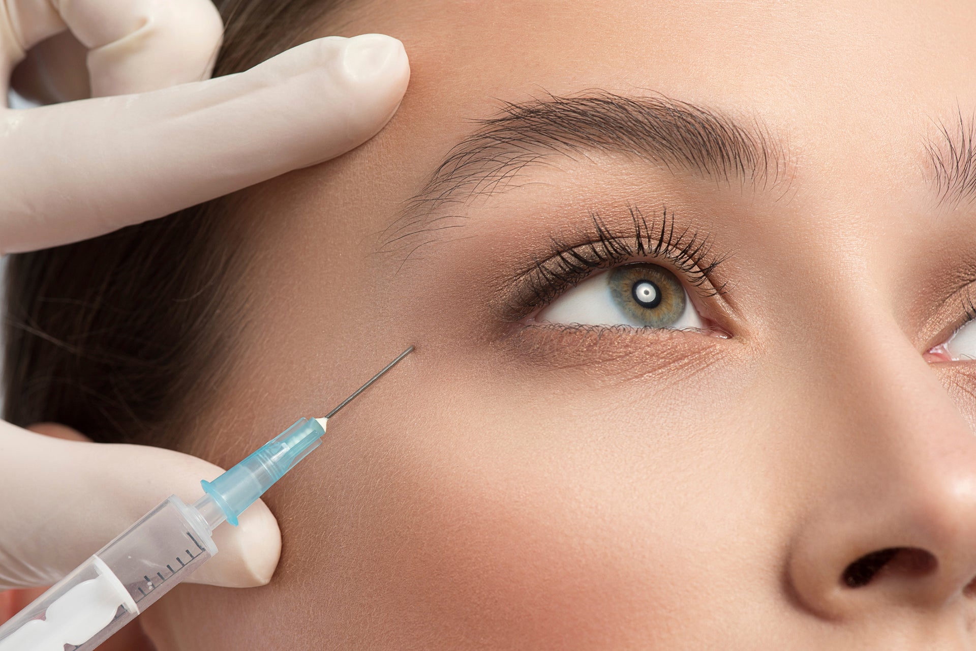 Under eye injectable treatment performed by a licensed aesthetic provider
